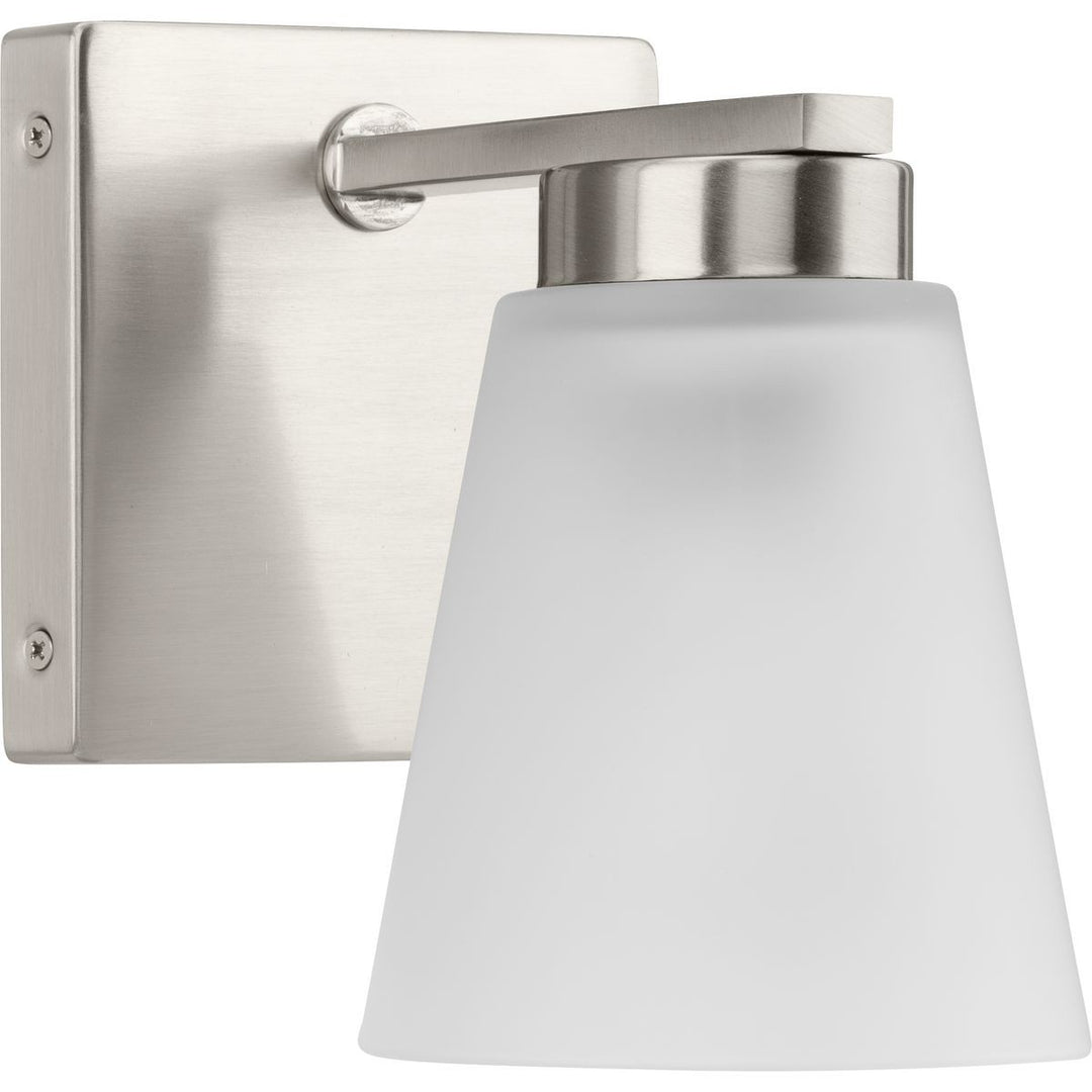 Tanner One Light Bath in Brushed Nickel - available from The Lighting Shoppe, trusted by Canadian homeowners