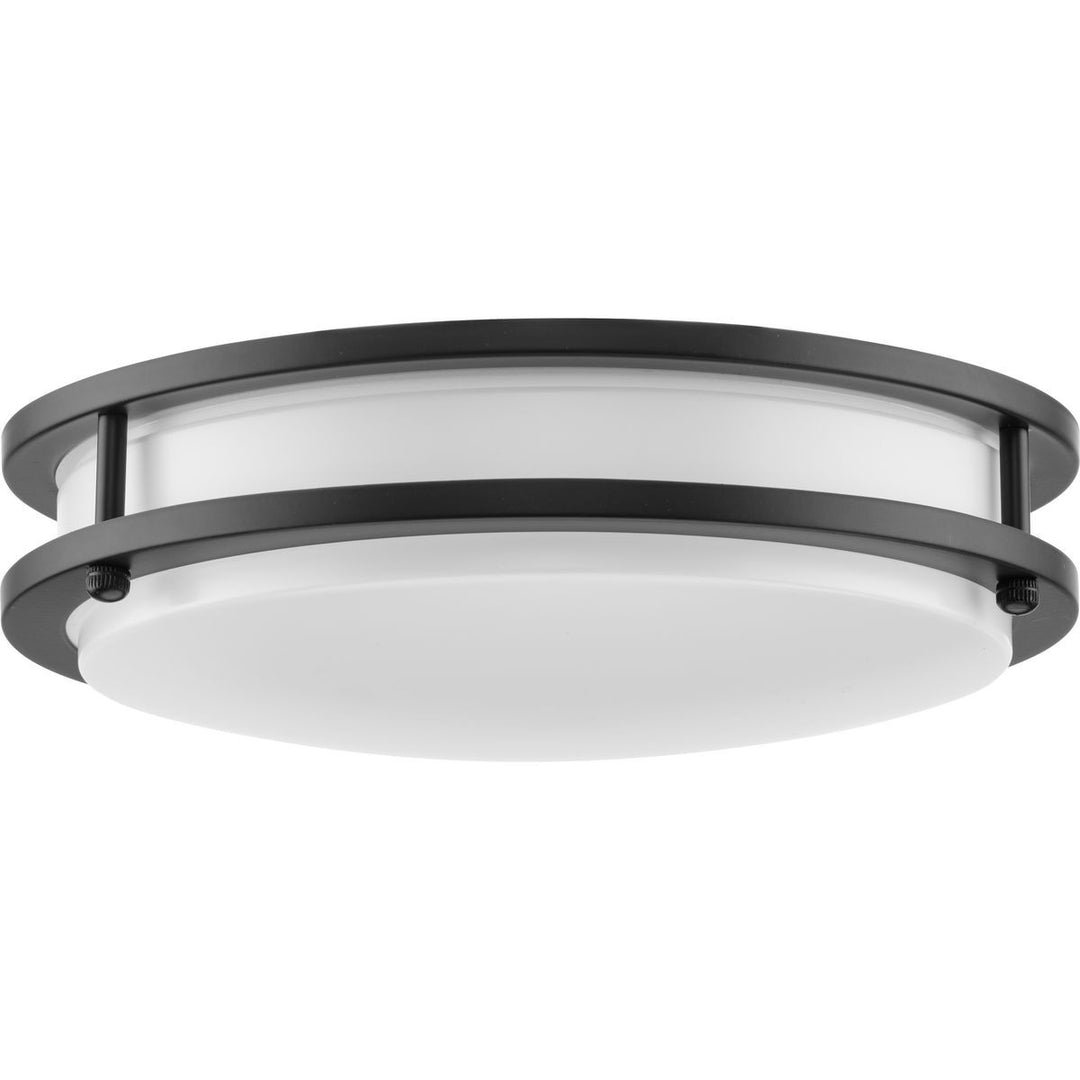 Abide LED LED Flush Mount in Matte Black - available from The Lighting Shoppe, trusted by Canadian homeowners