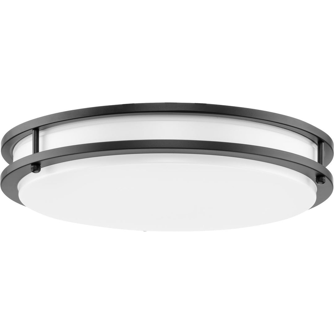 Abide LED LED Flush Mount in Matte Black - available from The Lighting Shoppe, trusted by Canadian homeowners