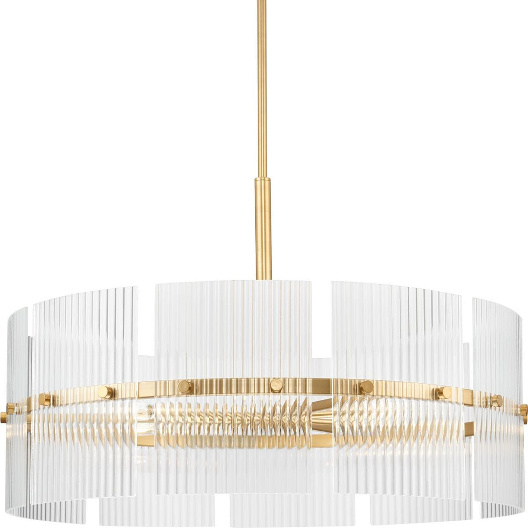 Seville Six Light Chandelier in Soft Gold - available from The Lighting Shoppe, trusted by Canadian homeowners