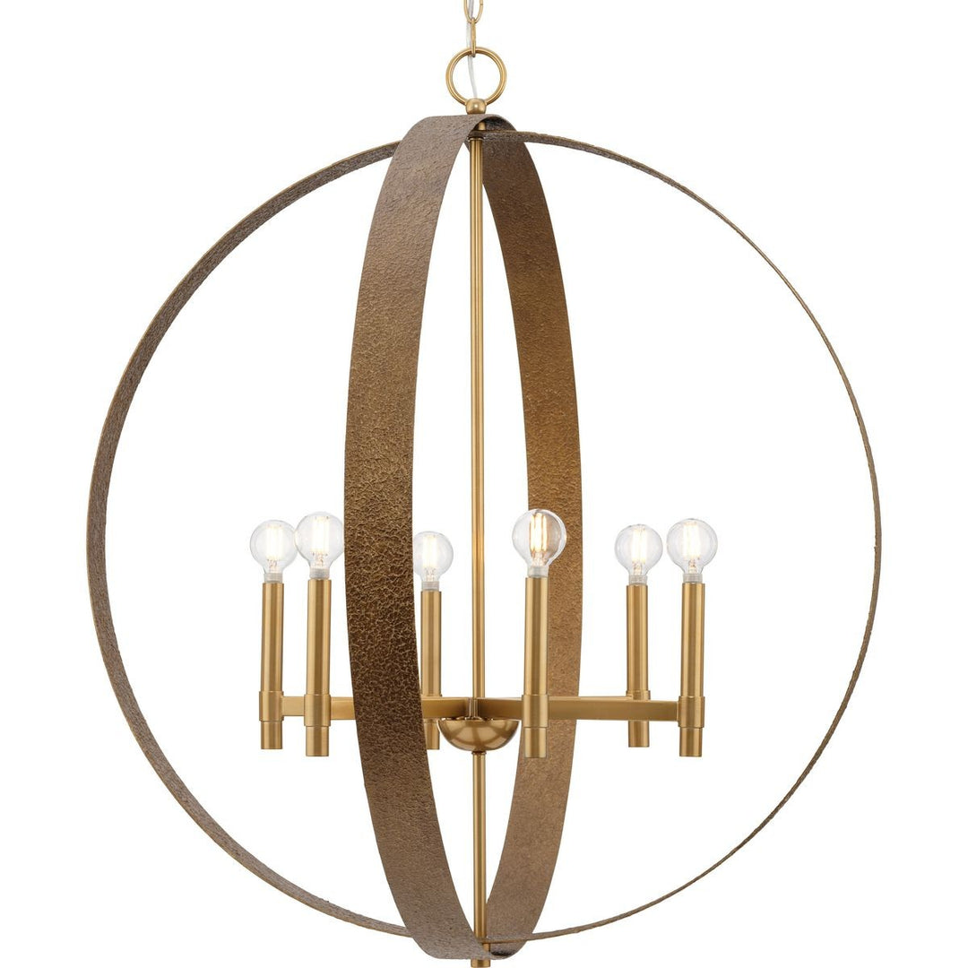 Allegheny Six Light Chandelier in Soft Gold - available from The Lighting Shoppe, trusted by Canadian homeowners