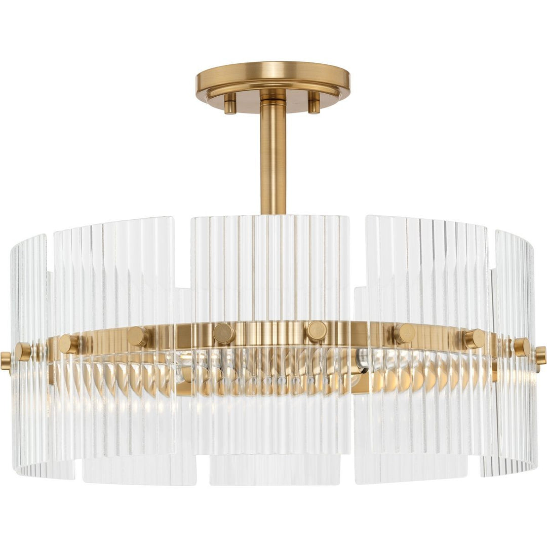 Seville Four Light Pendant in Soft Gold - available from The Lighting Shoppe, trusted by Canadian homeowners