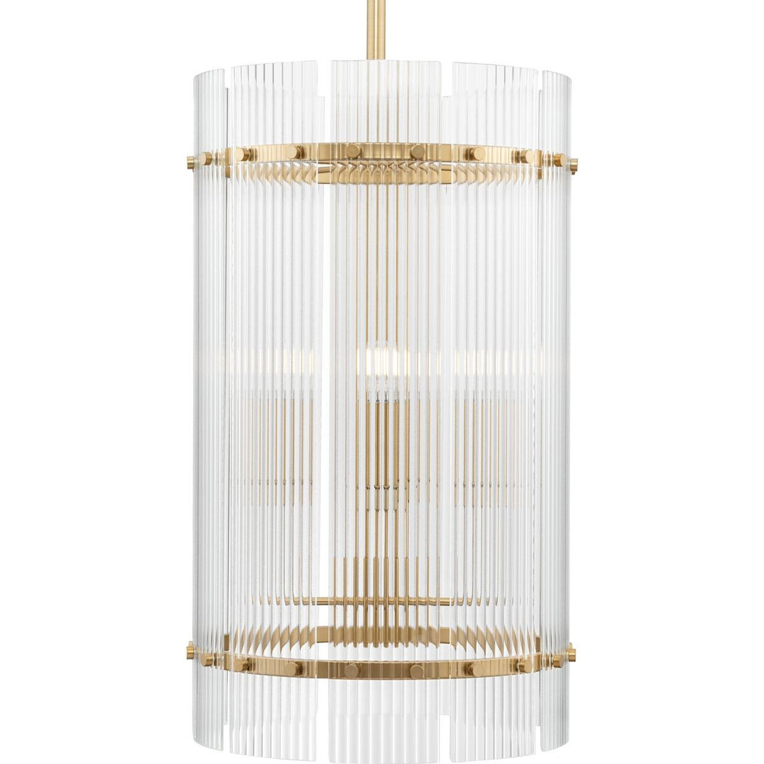 Seville Six Light Foyer Pendant in Soft Gold - available from The Lighting Shoppe, trusted by Canadian homeowners