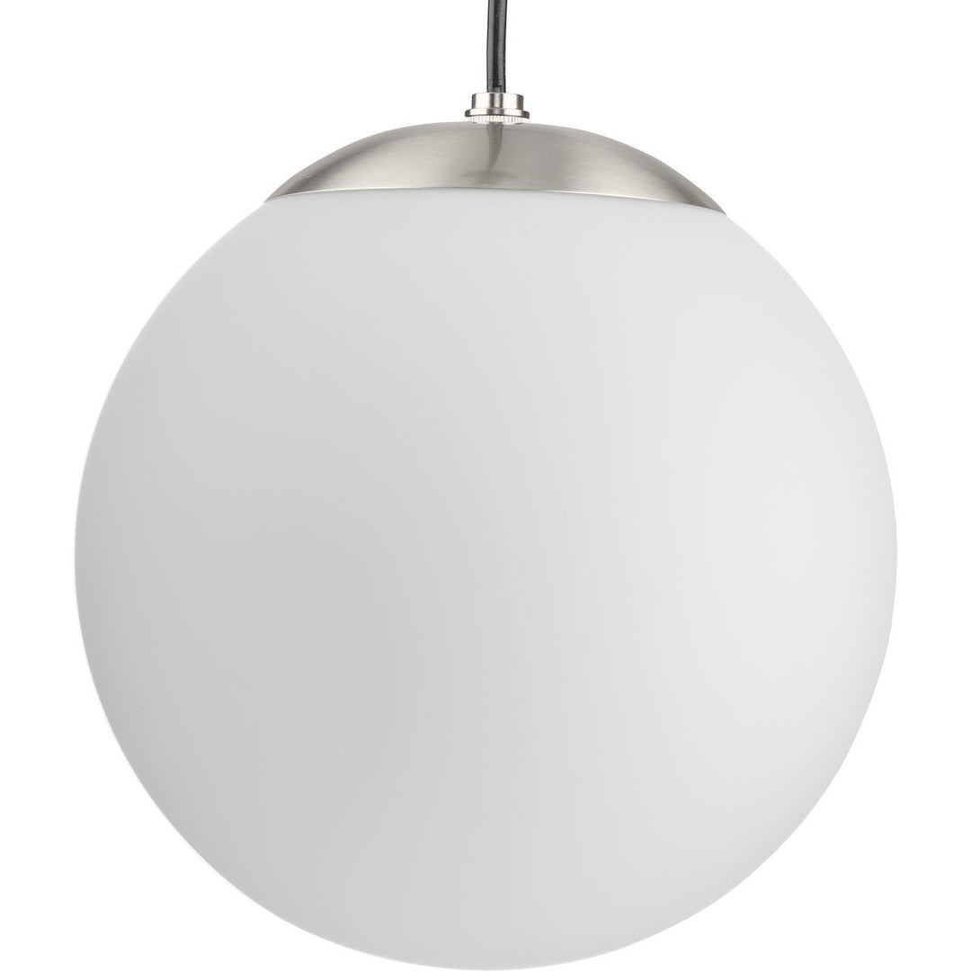Atwell One Light Pendant in Brushed Nickel - available from The Lighting Shoppe, trusted by Canadian homeowners