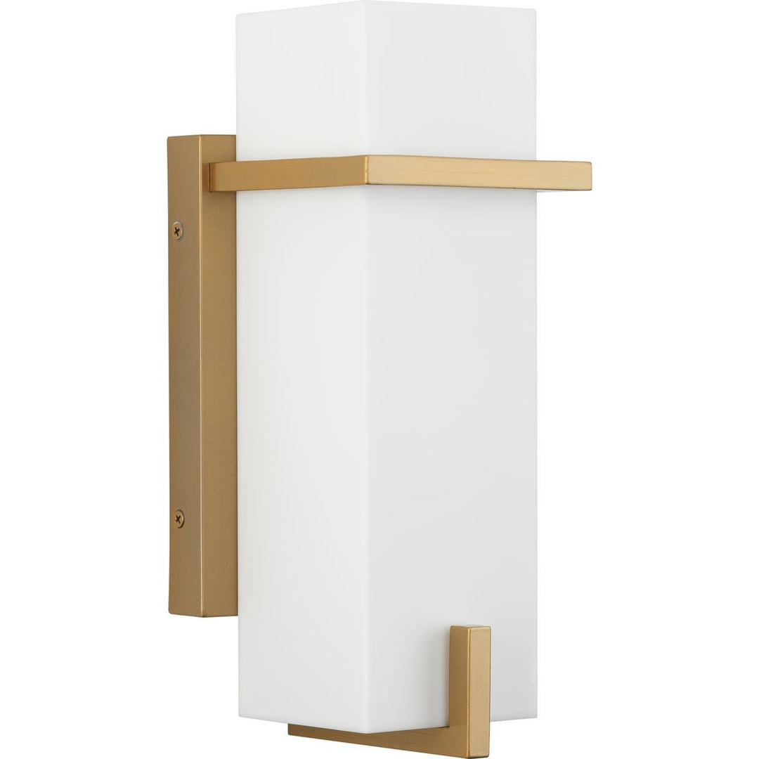Antrim One Light Wall Lantern in Soft Gold - available from The Lighting Shoppe, trusted by Canadian homeowners