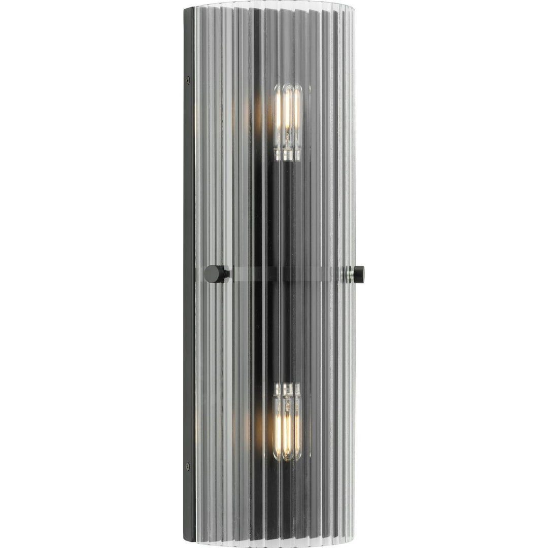 Seville Two Light Wall Sconce in Matte Black - available from The Lighting Shoppe, trusted by Canadian homeowners