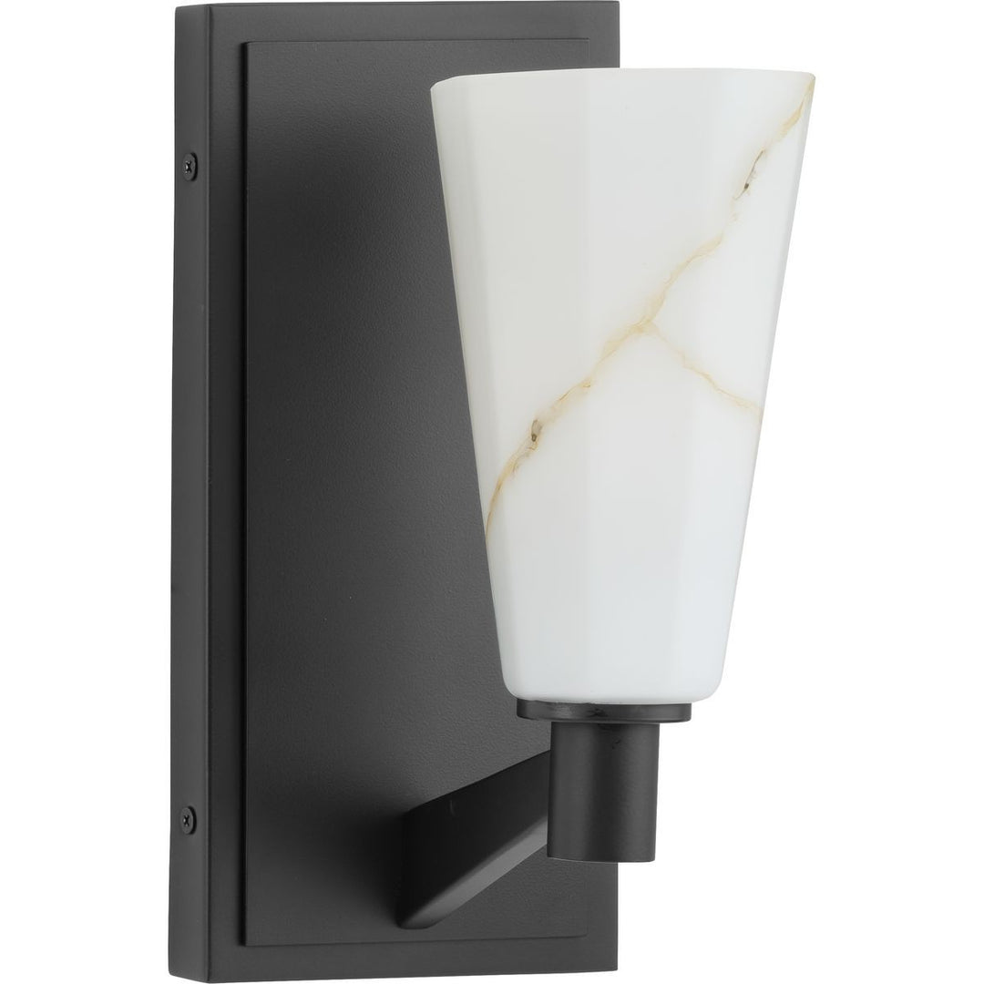 Tosca One Light Wall Bracket in Matte Black - available from The Lighting Shoppe, trusted by Canadian homeowners