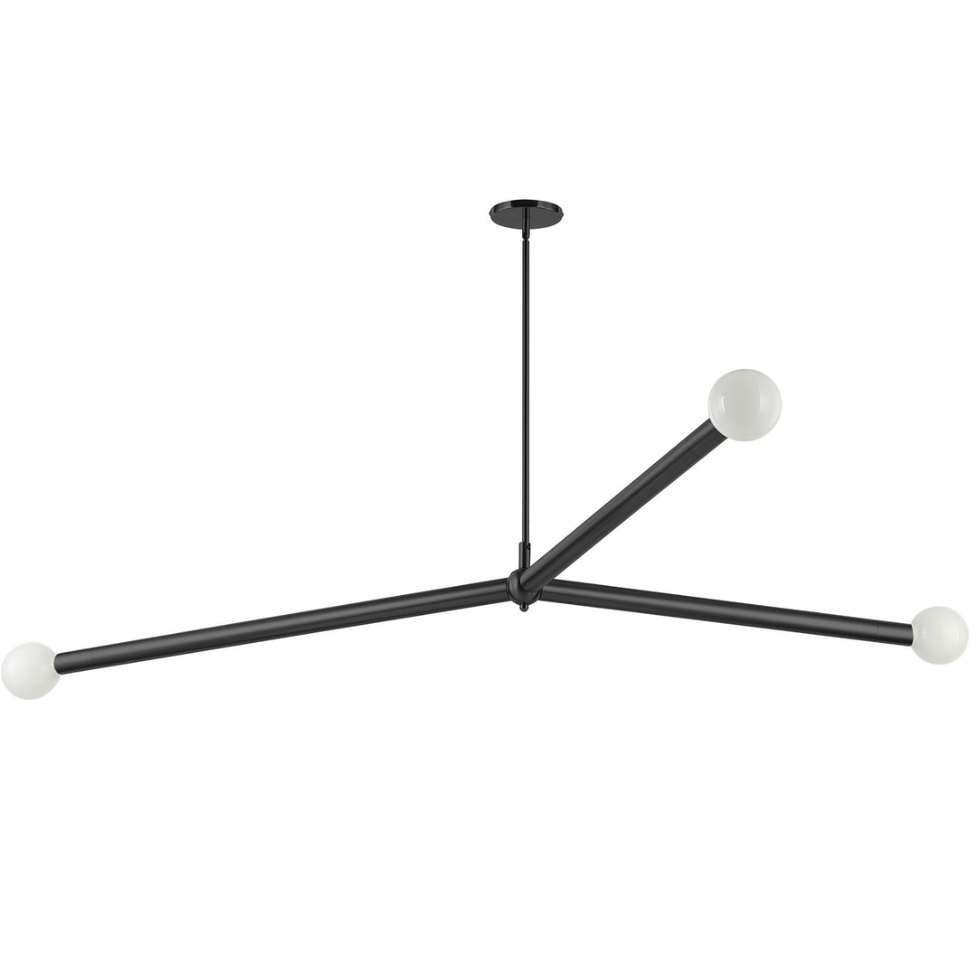 Cerberus Three Light Pendant in Matte Black - available from The Lighting Shoppe, trusted by Canadian homeowners