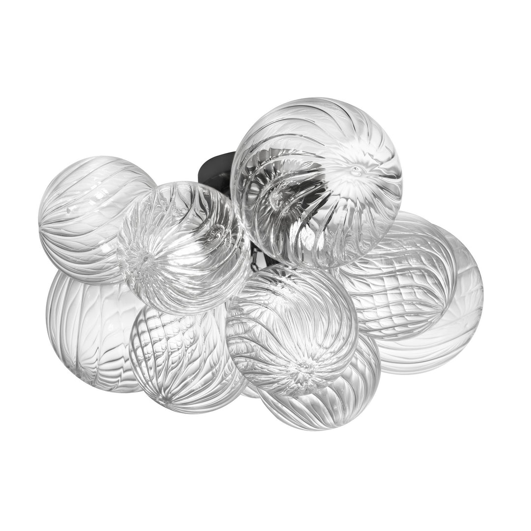 Charlize Three Light Flush Mount in Clear - available from The Lighting Shoppe, trusted by Canadian homeowners