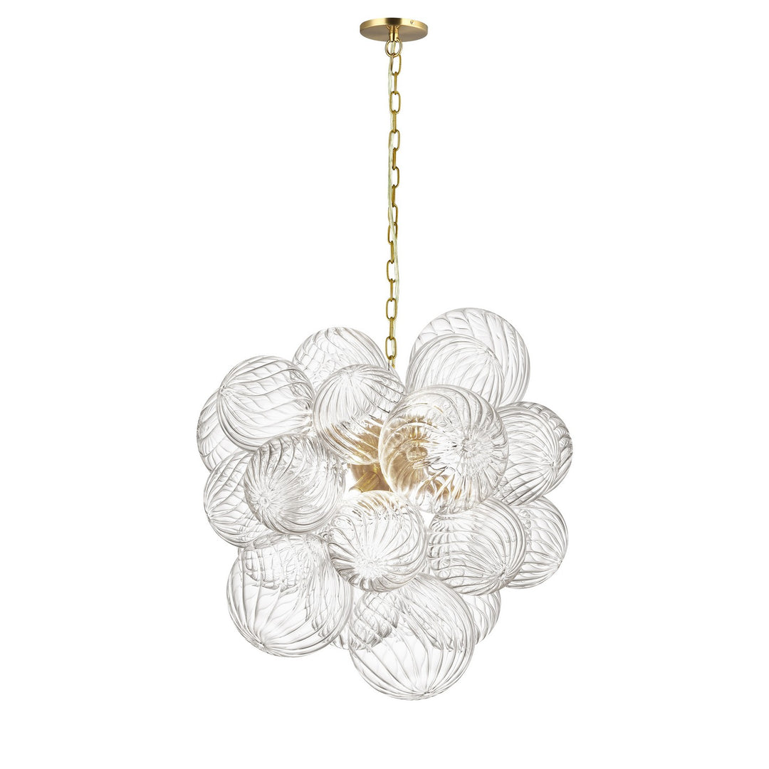 Dainolite Canada - CLZ-206P-AGB - Six Light Pendant - Charlize - Clear