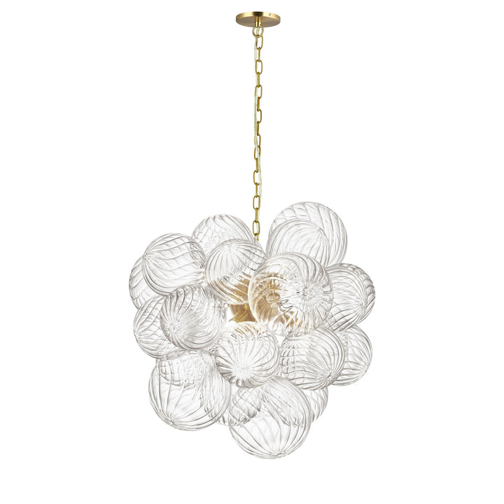 Dainolite Canada - CLZ-206P-AGB - Six Light Pendant - Charlize - Clear