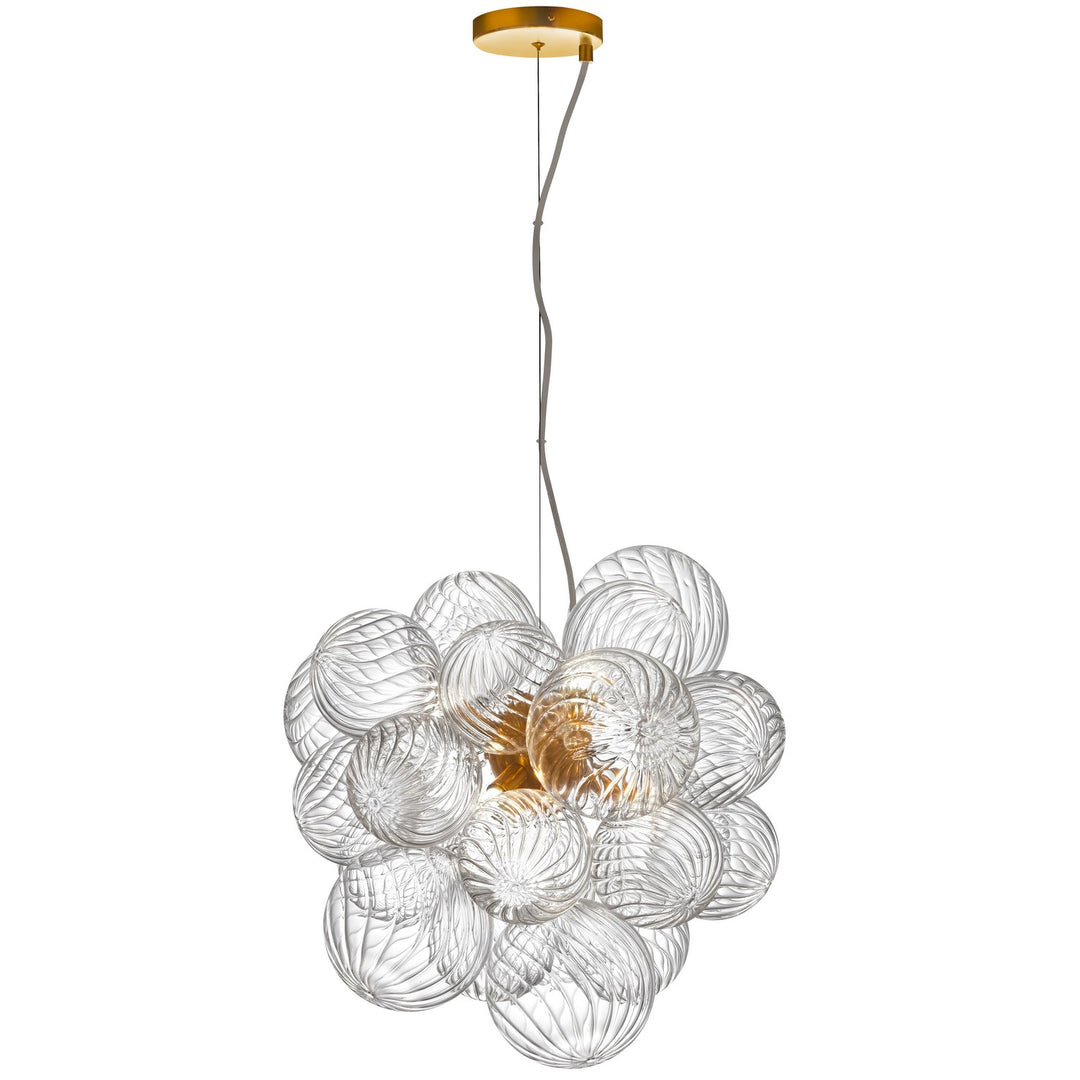 Charlize Six Light Pendant in Clear - available from The Lighting Shoppe, trusted by Canadian homeowners