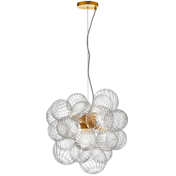 Dainolite Canada - CLZ-206P-AGB - Six Light Pendant - Charlize - Clear