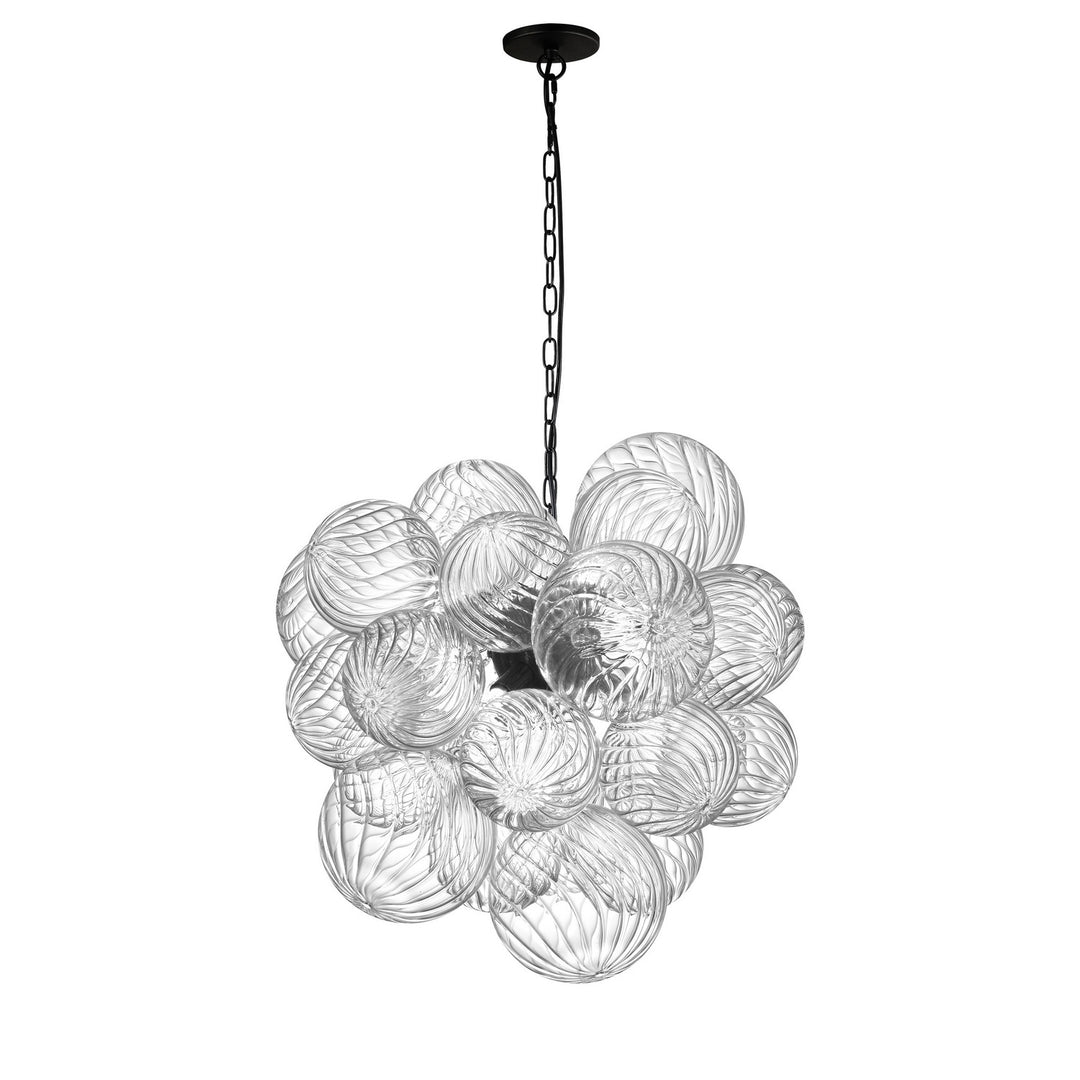 Dainolite Canada - CLZ-206P-MB - Six Light Pendant - Charlize - Clear