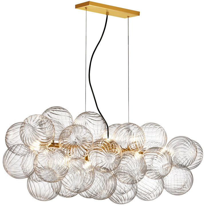 Dainolite Canada - CLZ-418HP-AGB - Ten Light Pendant - Charlize - Clear