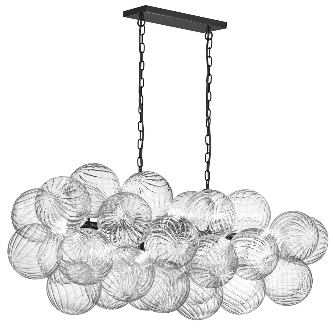 Dainolite Canada - CLZ-418HP-MB - Ten Light Pendant - Charlize - Clear
