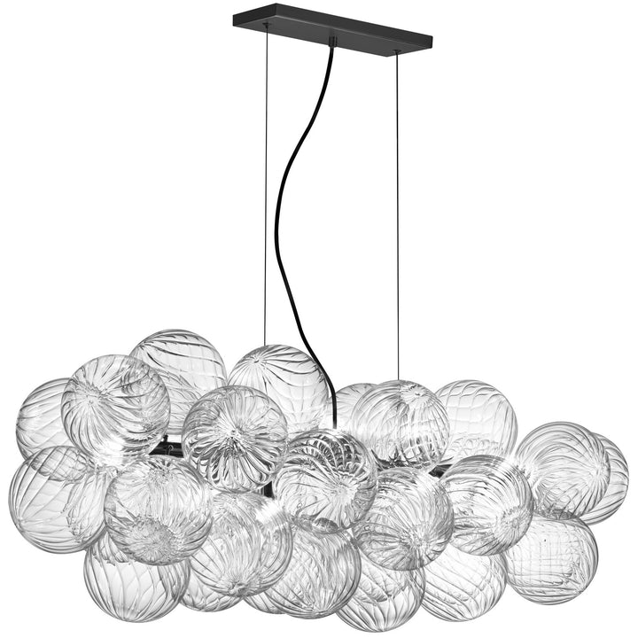Dainolite Canada - CLZ-418HP-MB - Ten Light Pendant - Charlize - Clear