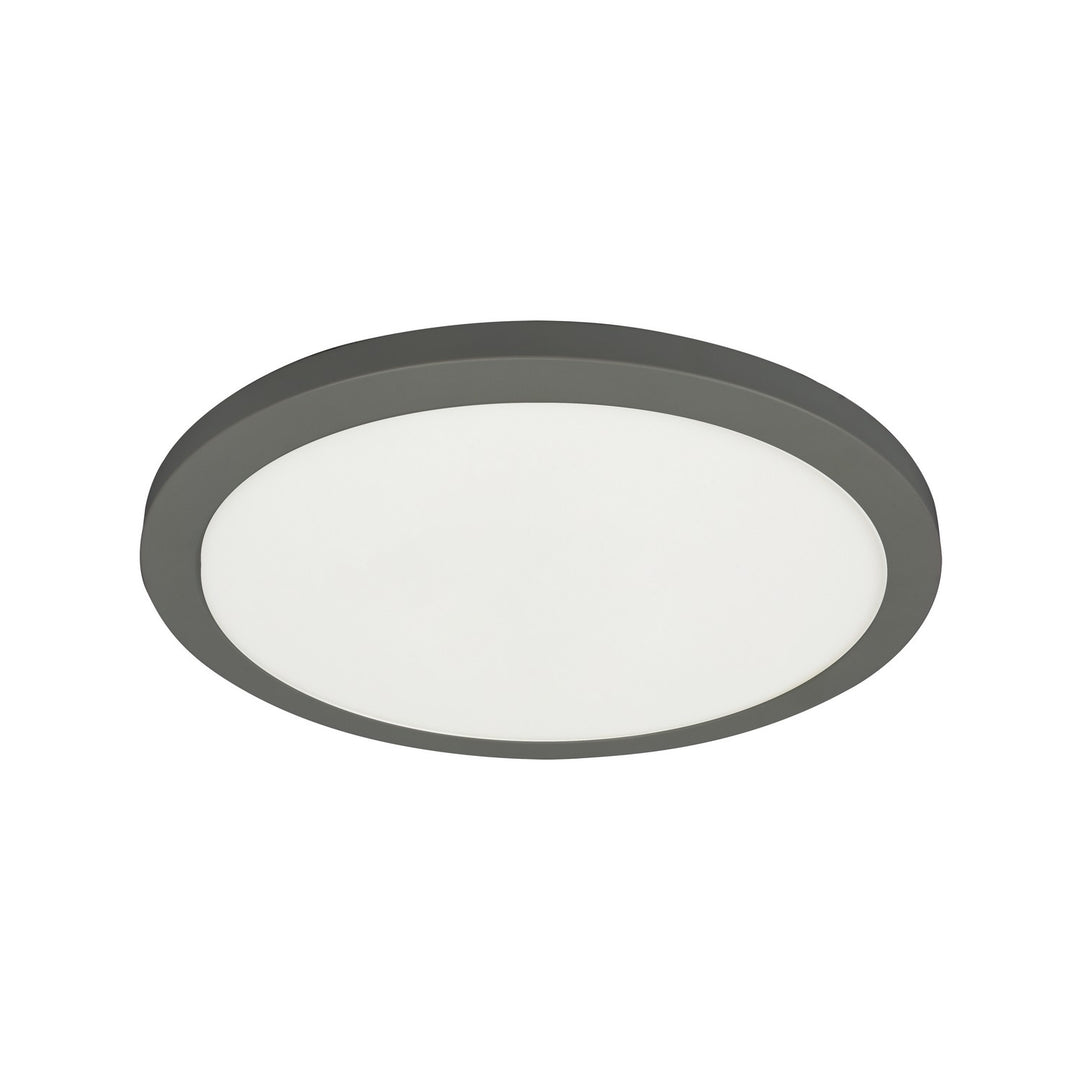 Franchesa LED Flush Mount in Matte Black - available from The Lighting Shoppe, trusted by Canadian homeowners