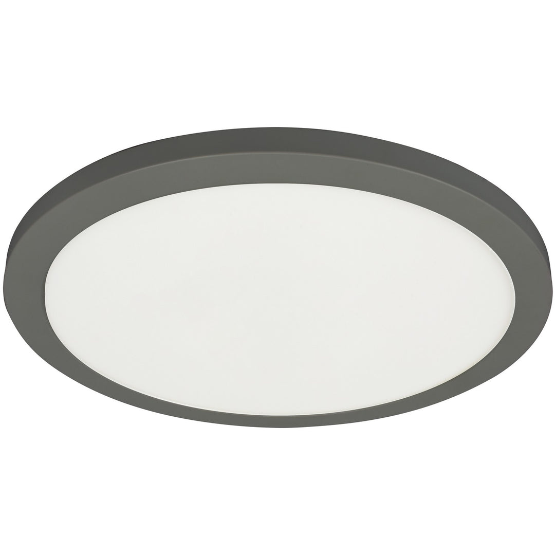 Franchesa LED Flush Mount in Matte Black - available from The Lighting Shoppe, trusted by Canadian homeowners