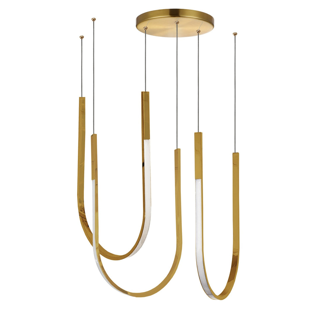 Pacari LED Pendant in Aged Brass - available from The Lighting Shoppe, trusted by Canadian homeowners