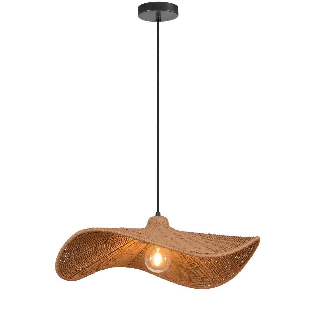 Selma One Light Pendant in Natural - available from The Lighting Shoppe, trusted by Canadian homeowners