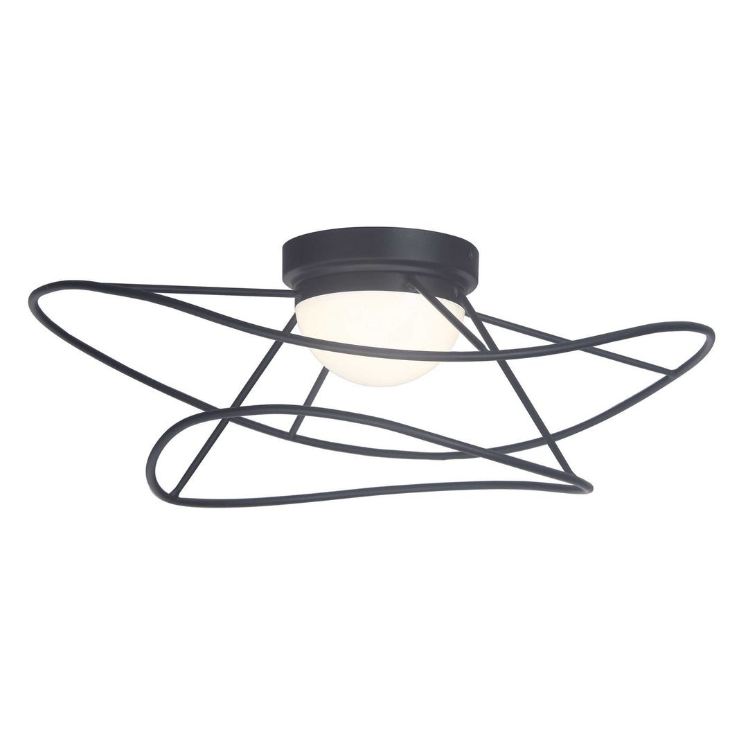 Svetlana LED Flush Mount in Matte Black - available from The Lighting Shoppe, trusted by Canadian homeowners