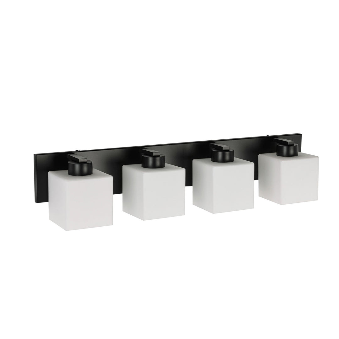 Dainolite Canada - VED-294W-MB - Four Light Vanity - Veda - Matte Black