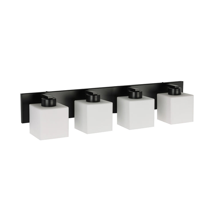 Dainolite Canada - VED-294W-MB - Four Light Vanity - Veda - Matte Black