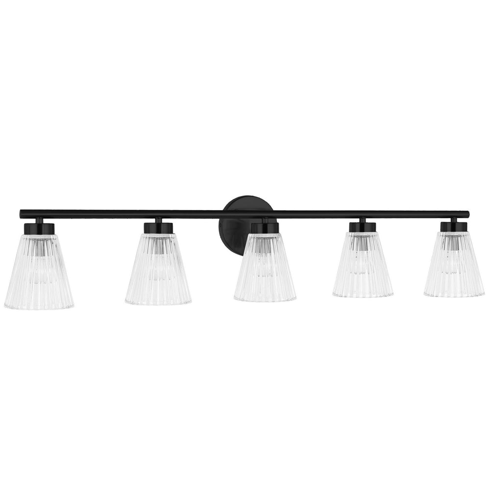 Dainolite Canada - VIE-385W-MB - Five Light Vanity - Vienna - Matte Black