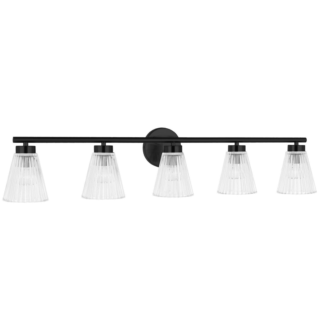 Dainolite Canada - VIE-385W-MB - Five Light Vanity - Vienna - Matte Black