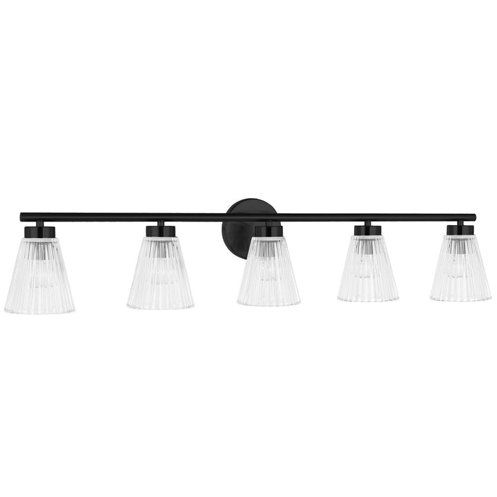 Dainolite Canada - VIE-385W-MB - Five Light Vanity - Vienna - Matte Black