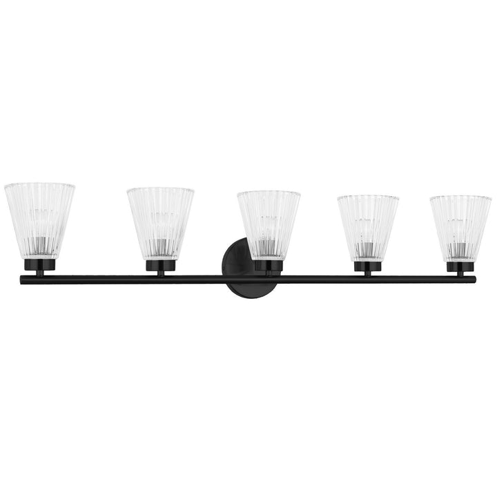 Dainolite Canada - VIE-385W-MB - Five Light Vanity - Vienna - Matte Black