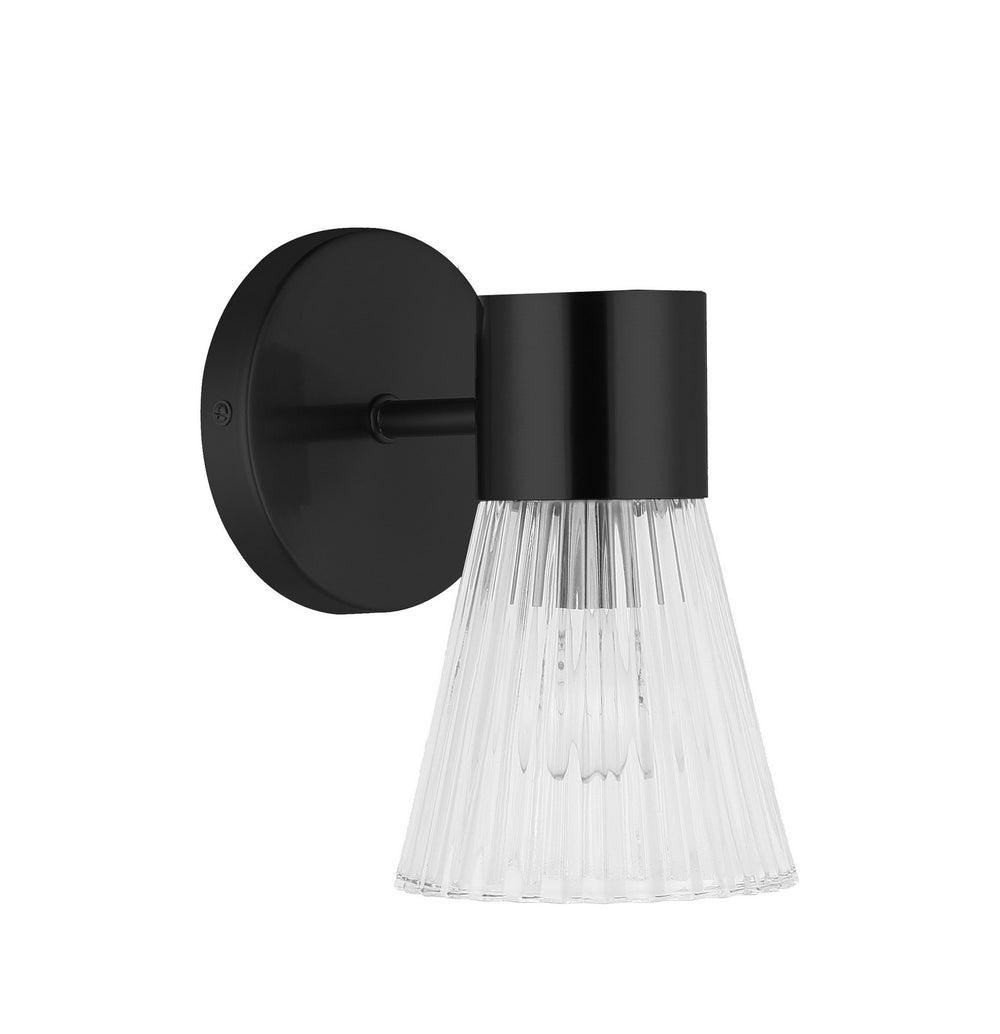 Dainolite Canada - VIE-91W-MB - One Light Wall Sconce - Vienna - Matte Black
