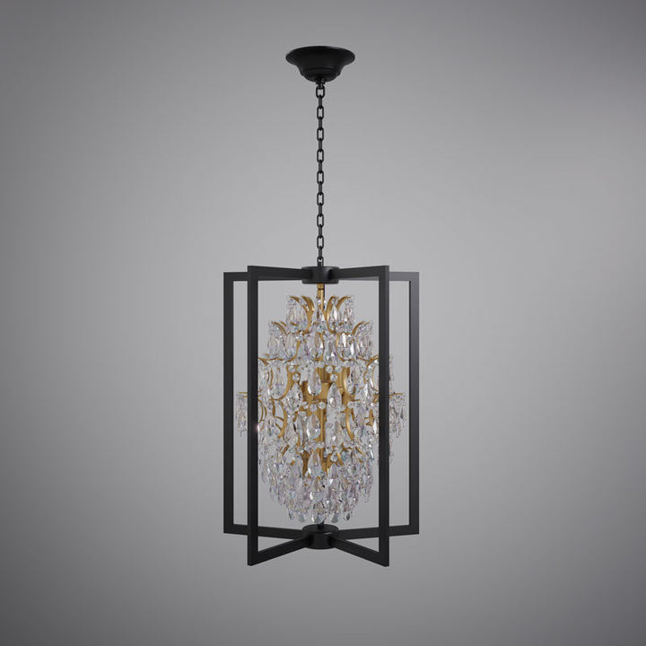 Vinci Lighting - C10421-18AB/BK - Six Light Chandelier - Amare - Aged Brass/Matte Black