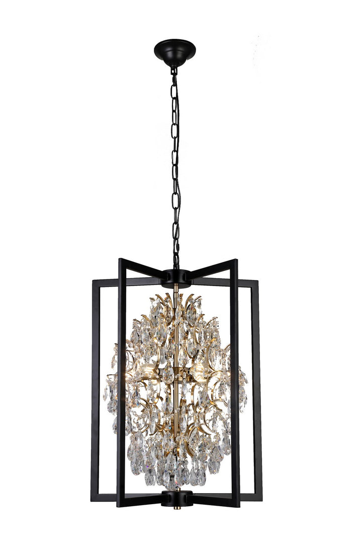 Vinci Lighting - C10421-18AB/BK - Six Light Chandelier - Amare - Aged Brass/Matte Black