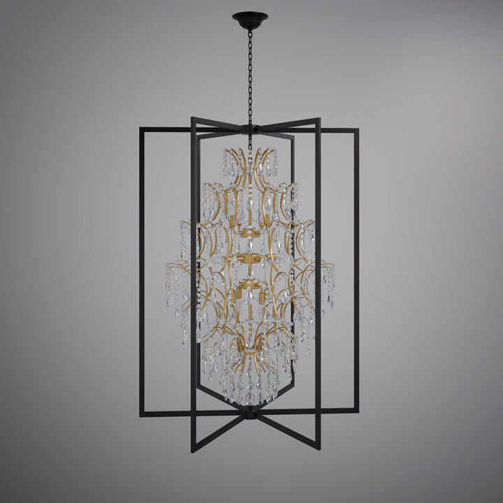 Vinci Lighting - C10421-36AB/BK - 12 Light Chandelier - Amare - Aged Brass/Matte Black