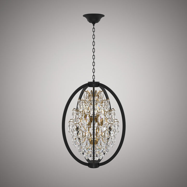 Vinci Lighting - C10821-18AB/BK - Six Light Chandelier - Bella - Aged Brass/Matte Black