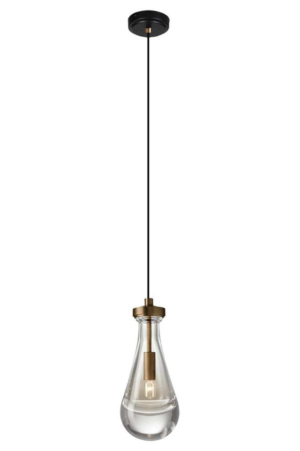 Loft One Light Lantern in Aged Brass/Black - available from The Lighting Shoppe, trusted by Canadian homeowners