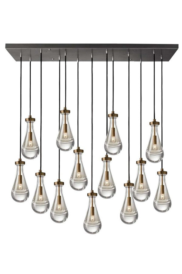 Loft 13 Light Lantern in Aged Brass/Black - available from The Lighting Shoppe, trusted by Canadian homeowners