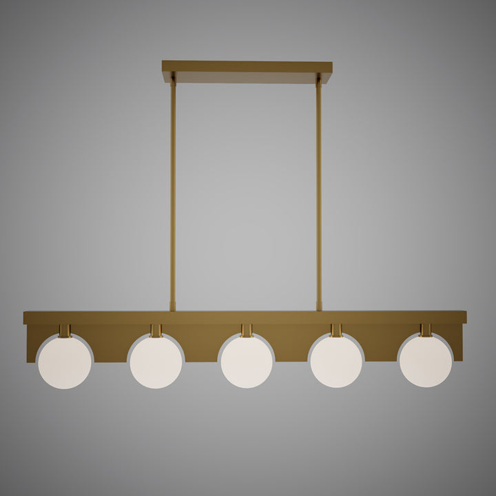 Vinci Lighting - CH1855-5AB - Five Light Chandelier - Sahara - Aged Brass