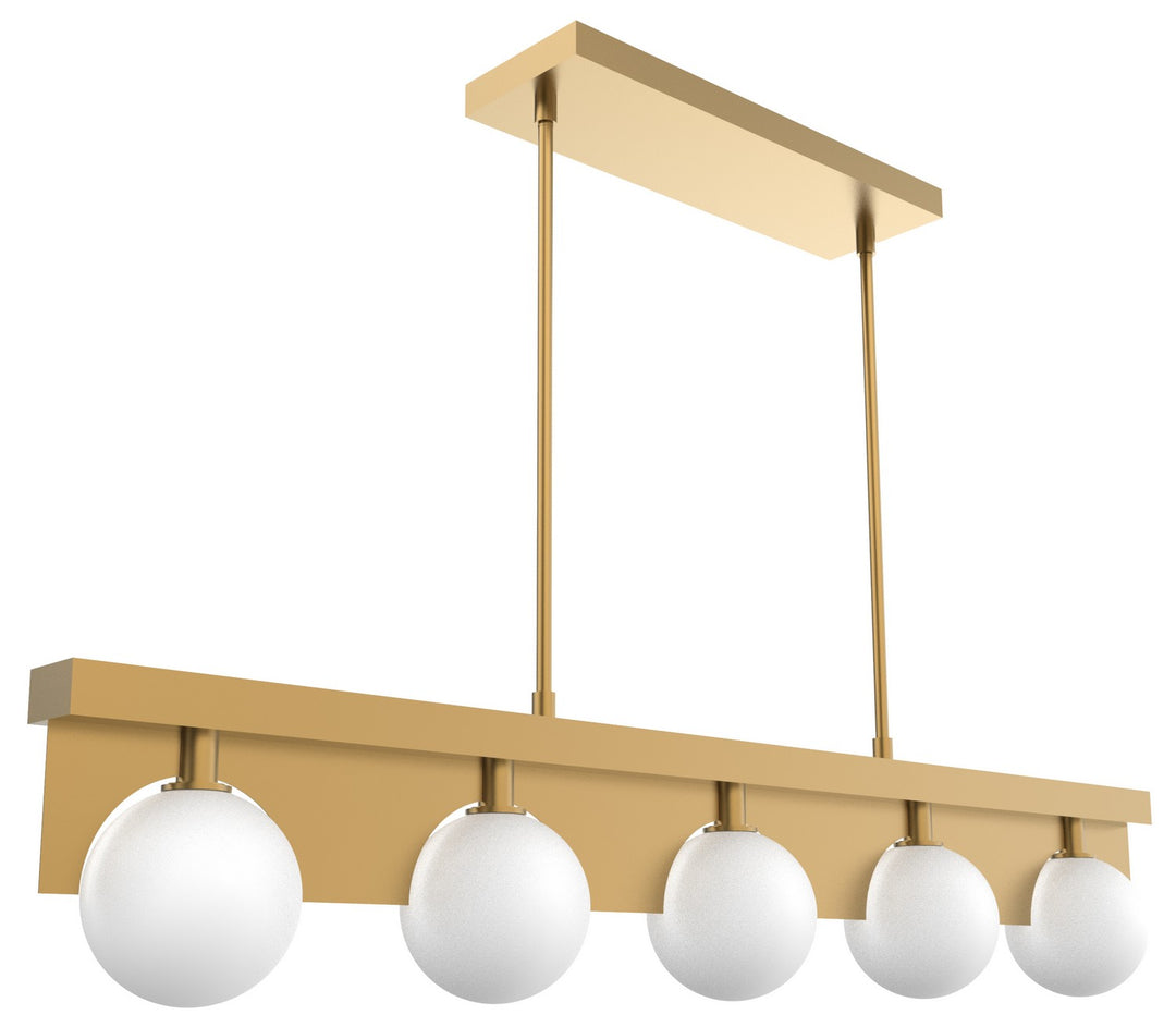 Sahara Five Light Chandelier in Aged Brass - available from The Lighting Shoppe, trusted by Canadian homeowners