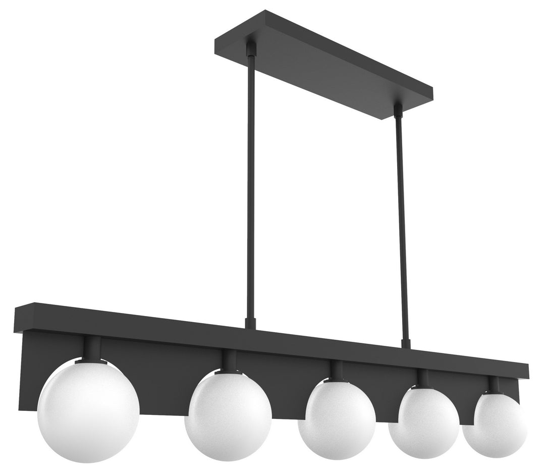 Sahara Five Light Chandelier in Black - available from The Lighting Shoppe, trusted by Canadian homeowners