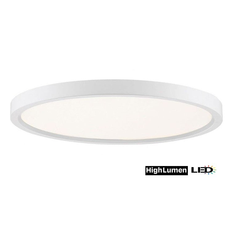 LED Flush Mount in White - available from The Lighting Shoppe, trusted by Canadian homeowners