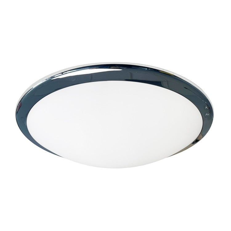 Two Light Flush Mount in Polished Chrome - available from The Lighting Shoppe, trusted by Canadian homeowners