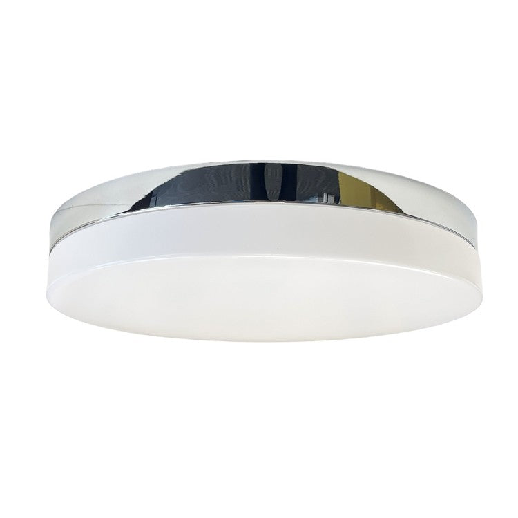LED Flush Mount in Chrome - available from The Lighting Shoppe, trusted by Canadian homeowners
