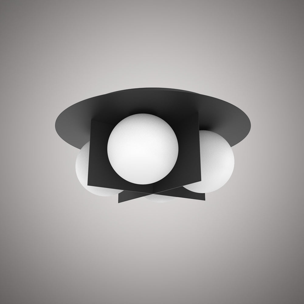 Vinci Lighting - FM1855-4BK - Four Light Flush Mount - Sahara - Matte Black