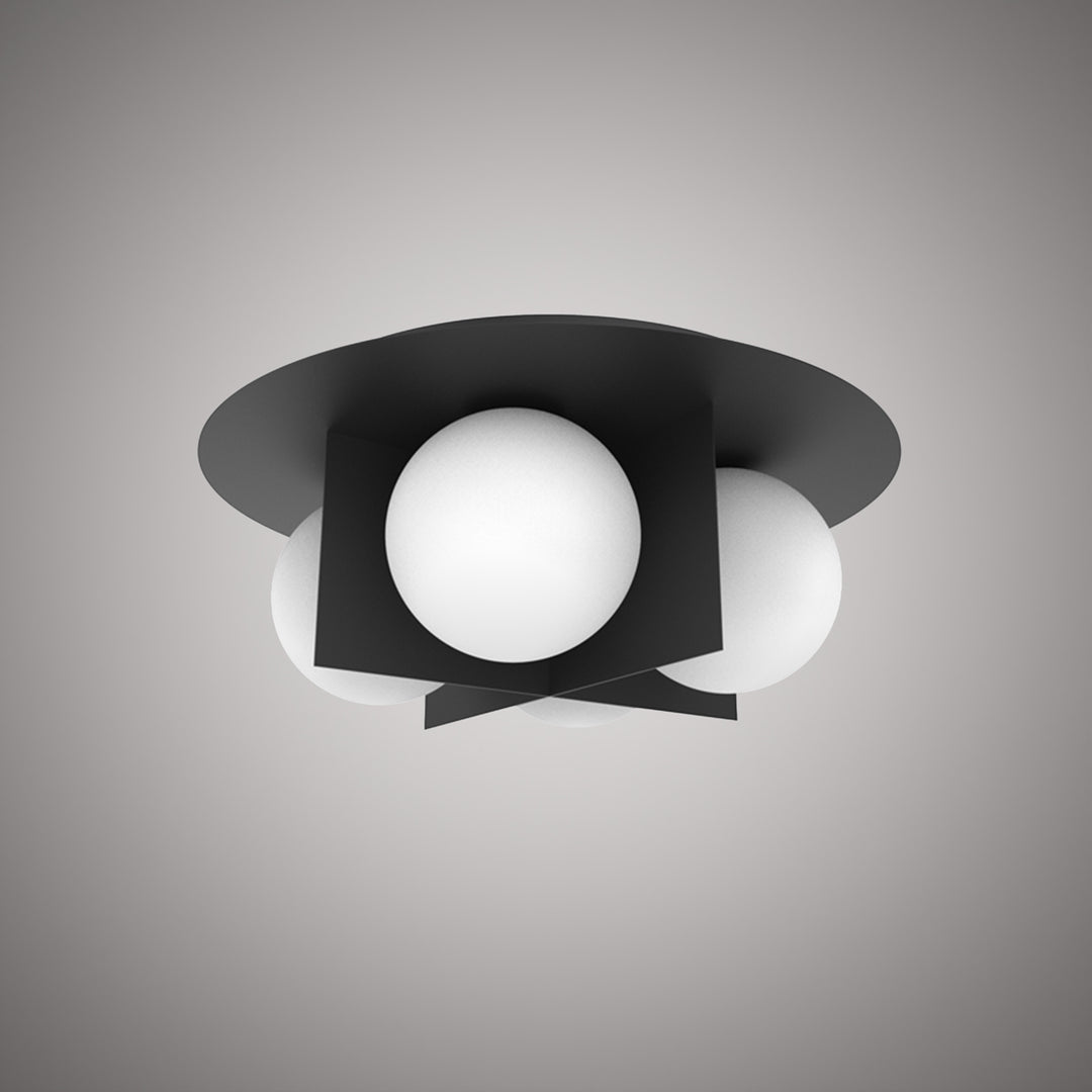 Vinci Lighting - FM1855-4BK - Four Light Flush Mount - Sahara - Matte Black