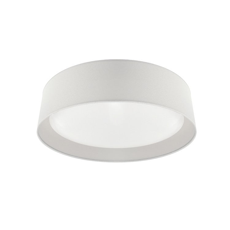 LED Flush Mount in White Metal - available from The Lighting Shoppe, trusted by Canadian homeowners