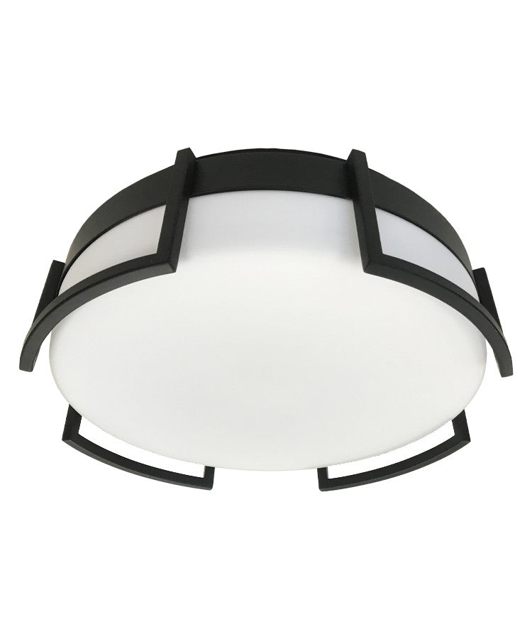 LED Flush Mount in Black - available from The Lighting Shoppe, trusted by Canadian homeowners