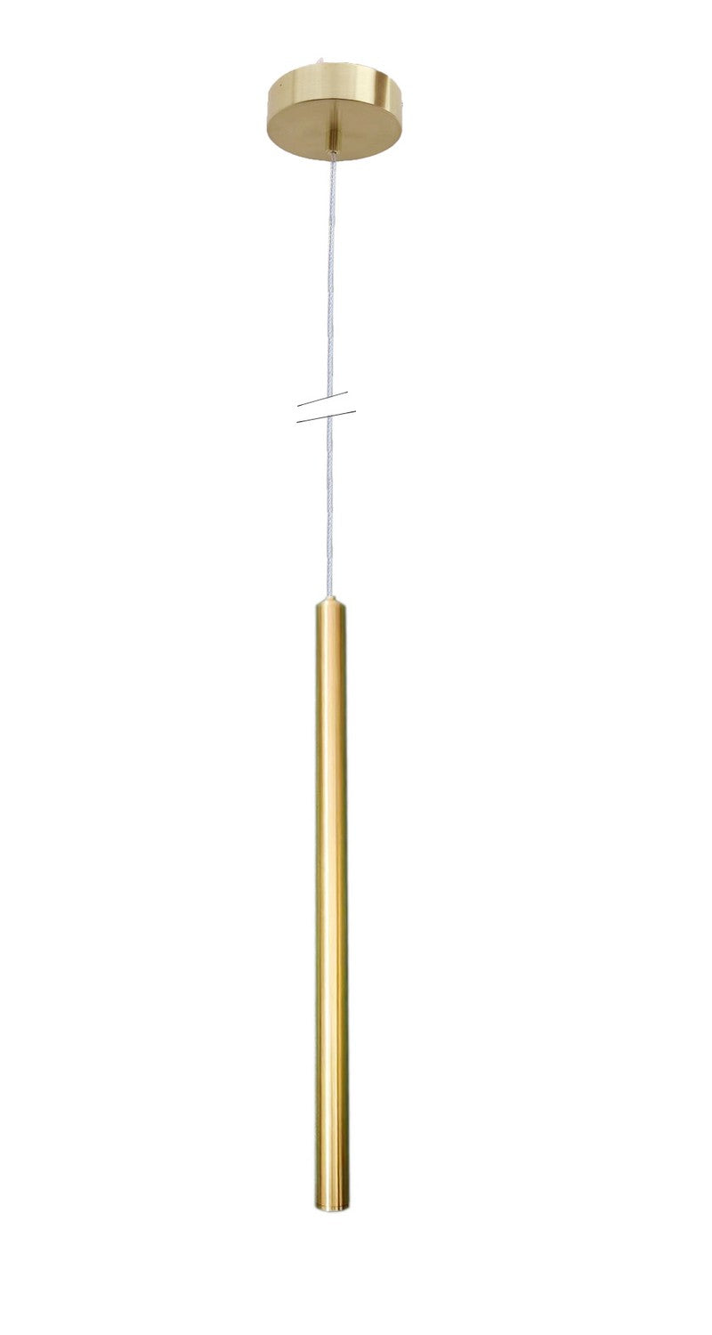 LED Pendant in Satin Brass - available from The Lighting Shoppe, trusted by Canadian homeowners